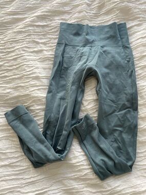 SET Active Seamless High-Waist Leggings in Dusty Teal